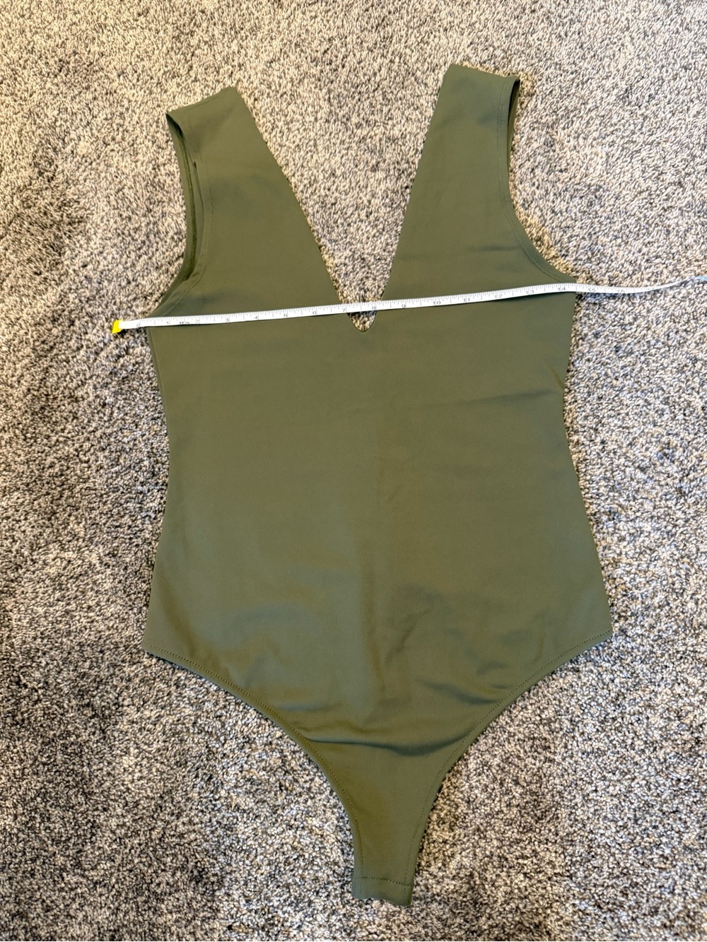 Free People olive green body suit.